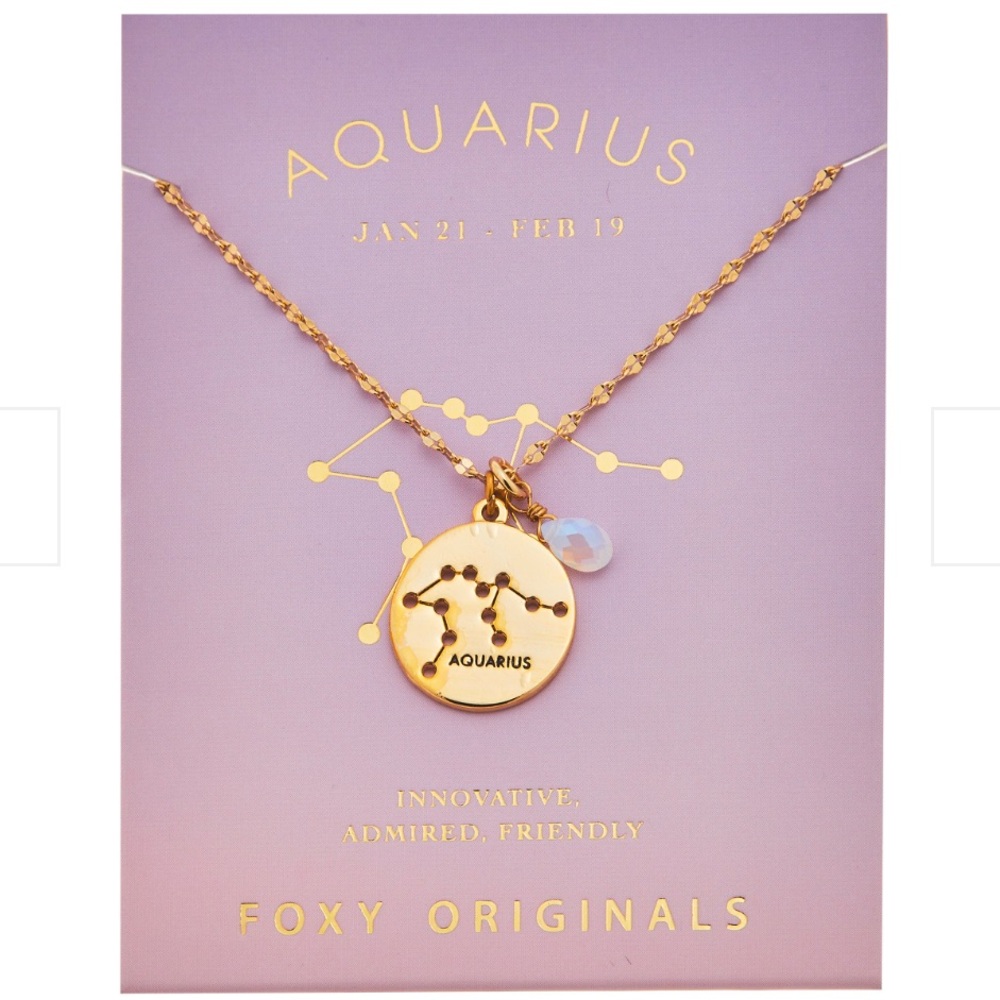 Foxy’s Aquarius Necklace in Gold